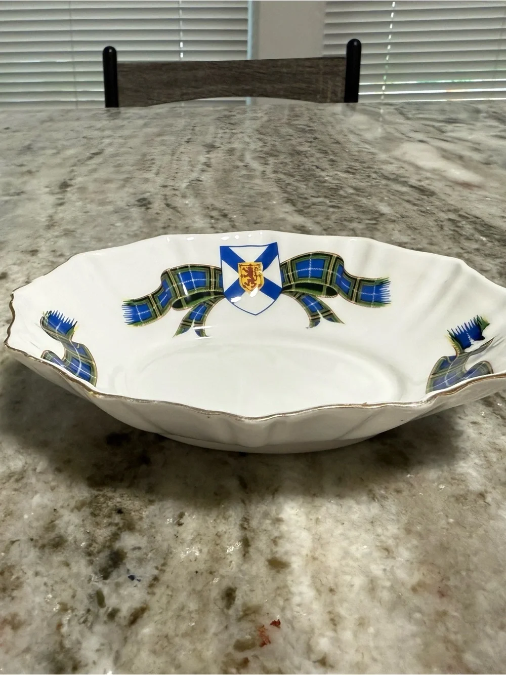 Vintage Royal Albert 5.5” Nova Scotia Tartan Bone China Dish England